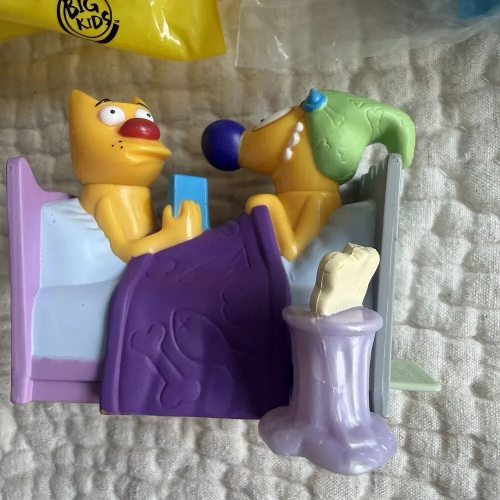 Y2K Nickelodeon Burger King Kids Meal Toys Rugrats Hey Arnold Catdog Rocket Powe